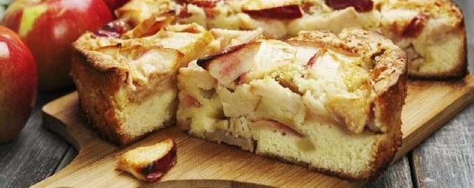 Рецепты Пирога С Яблоками С Фото Пошагово