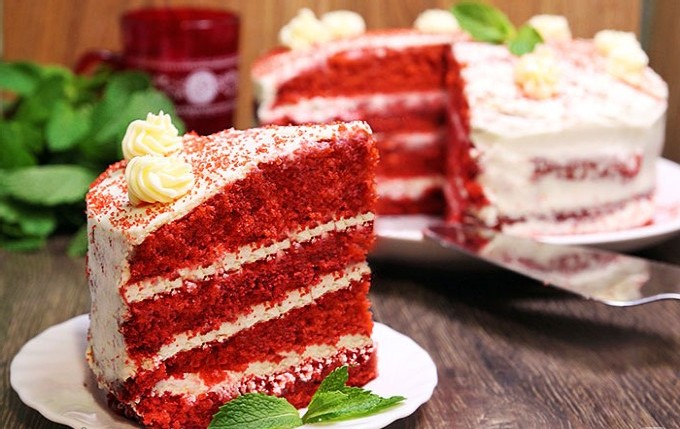 Торт Красный бархат - Кулинарния