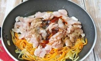 Фунчоза с курицей и овощами - рецепт с пошаговым фото и инструкцией