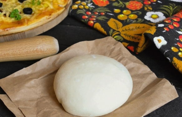 Пицца на кефире в духовке — рецепт с фото