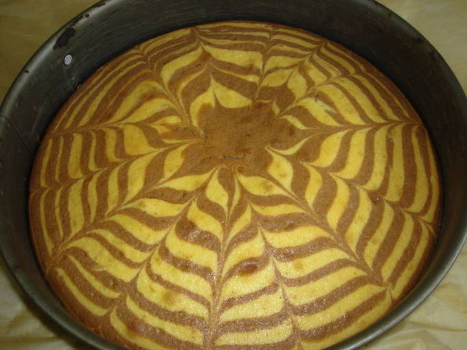 Вкусные рецепты пирога «Зебра»