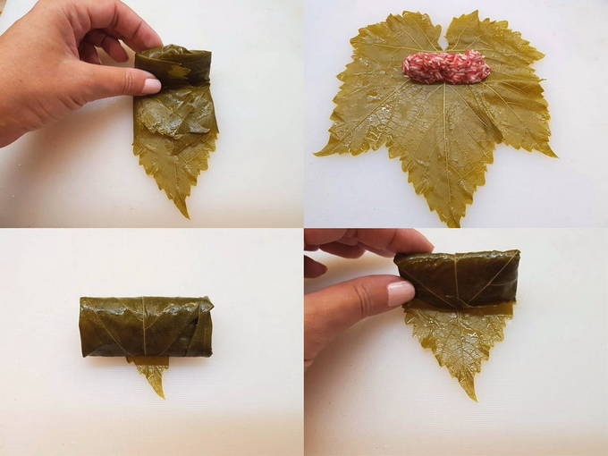 Как приготовить долму из виноградных листьев в домашних условиях рецепты