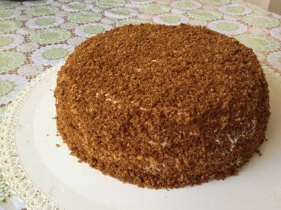 Медовый торт Рыжик: классический пошаговый рецепт