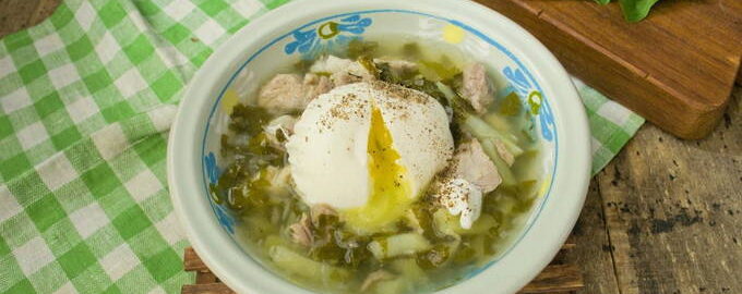 Рецепт куриного супа с яйцом в мультиварке
