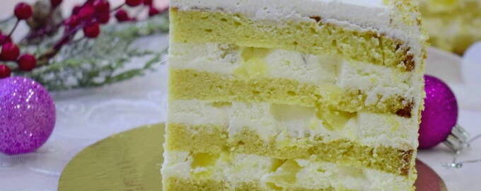 Простой Бисквитный Торт – рецепт торта от Видео Кулинарии