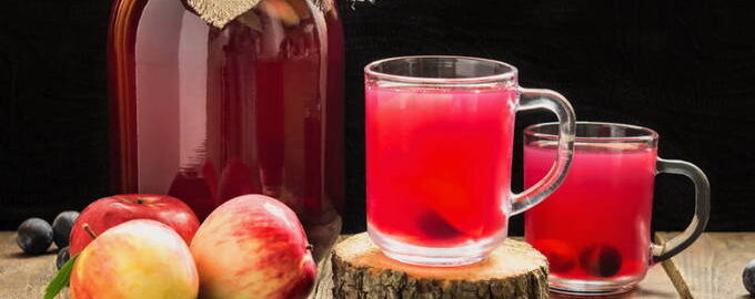 Компот из яблок с мятой на зиму - 8 пошаговых фото в рецепте