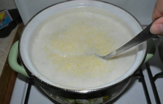 Как сварить пшенную молочную кашу на плите в кастрюле пошаговый рецепт с фото