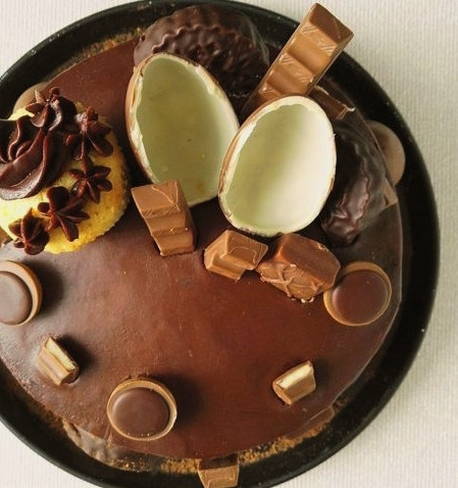 Шоколадный ганаш для выравнивания и покрытия торта