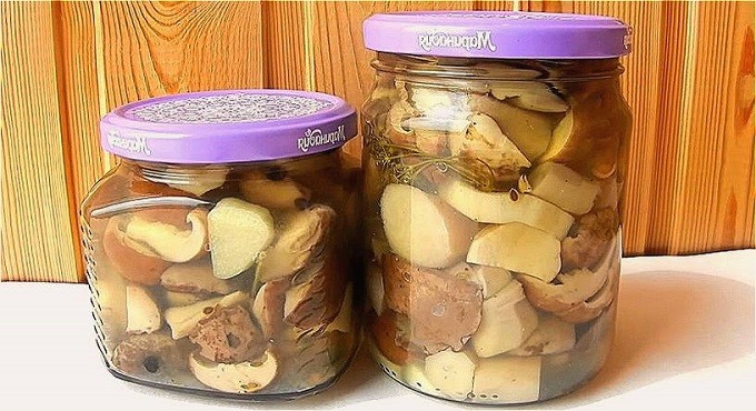 Маринованные белые грибы на зиму – 7 пошаговых рецептов в банках