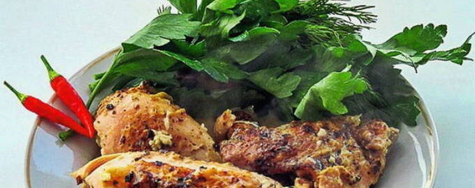 Курица по-грузински Чкмерули: рецепт пошаговый с фото и видео | Меню недели