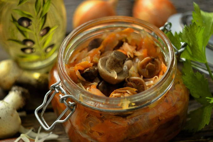 Солянка с капустой и грибами на зиму 6 рецептов с пошаговыми фото