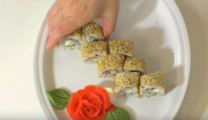 Домашние суши за 5 минут – пошаговый рецепт приготовления с фото