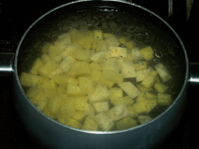 Картофель для сырного супа классического 