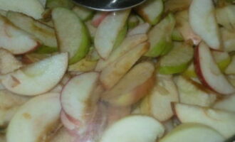 Как приготовить мармелад из яблок на зиму в домашних условиях? Яблоки помойте, вырежьте сердцевину с семечкам и нарежьте дольками.