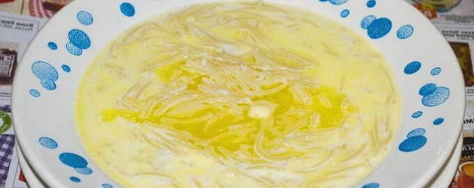 Молочный суп с вермишелью - 7 рецептов приготовления с пошаговыми фото