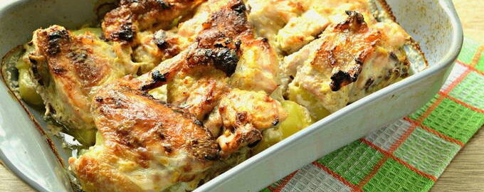 Картошка тушеная с курицей в кастрюле: пошаговый рецепт