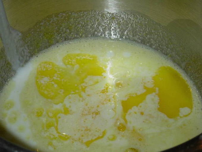 Сливочное масло кефир яйца