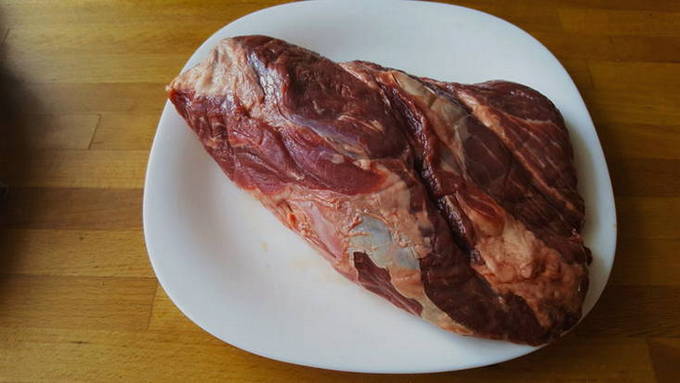 запечь говядину в духовке в рукаве рецепт нежное мясо куском | Дзен
