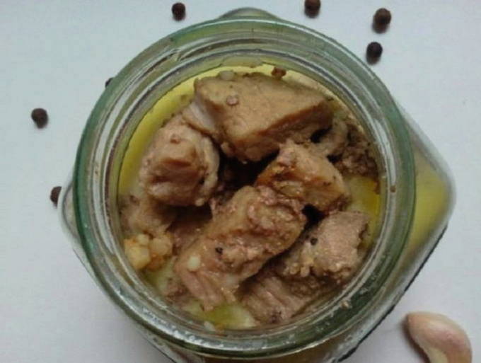 Тушенка из свинины в духовке - пошаговый рецепт с фото на Повар.ру