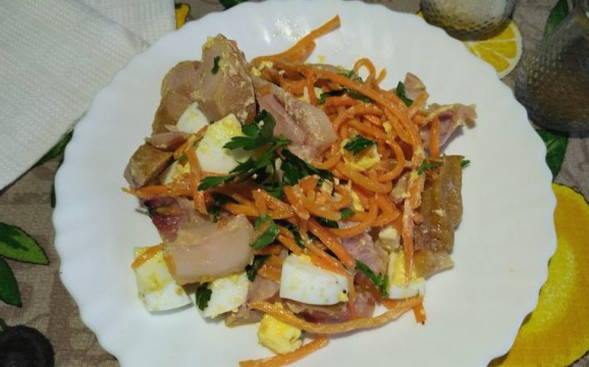 Салат с морковью по-корейски – 10 пошаговых рецептов