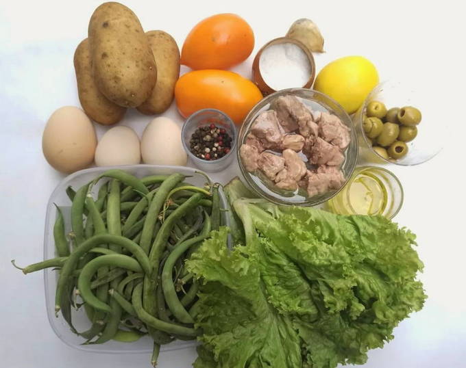 Салат Нисуаз классический с тунцом — 7 рецептов приготовления