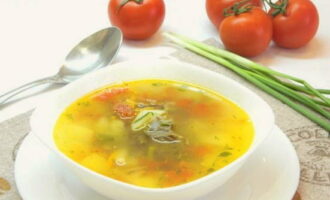 Ароматный суп разделите на порции. Кушайте с удовольствием! Приятного наслаждения!