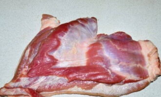 Запеченная свиная брюшина в рукаве в духовке - рецепт