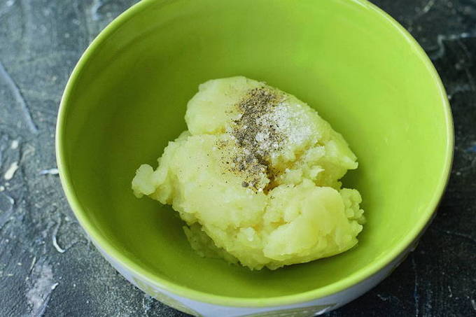 Салаты с использованием картофельного пюре
