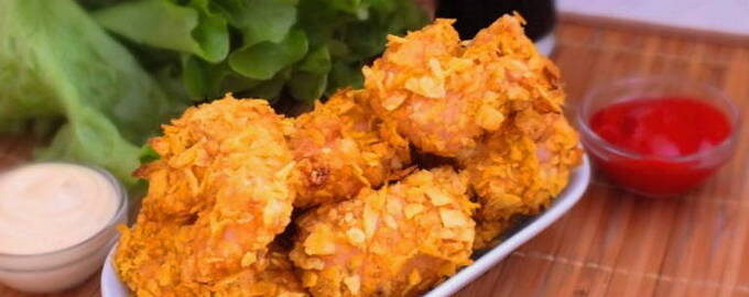 Наггетсы в духовке из курицы: рецепт полезного блюда