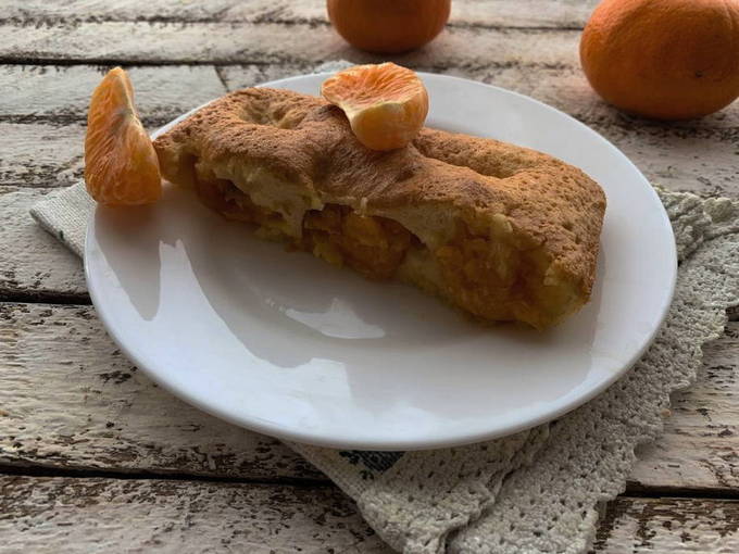Пирог с мандаринами — 10 простых и вкусных рецептов
