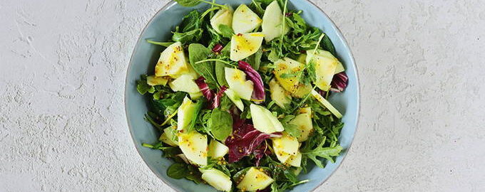 Зеленый салат — 10 простых рецептов