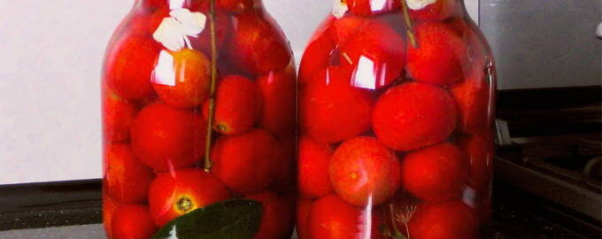 Классический рецепт консервированных помидоров