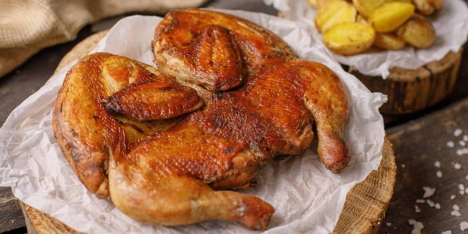 Цыпленок табака - пошаговый рецепт с фото на Готовим дома