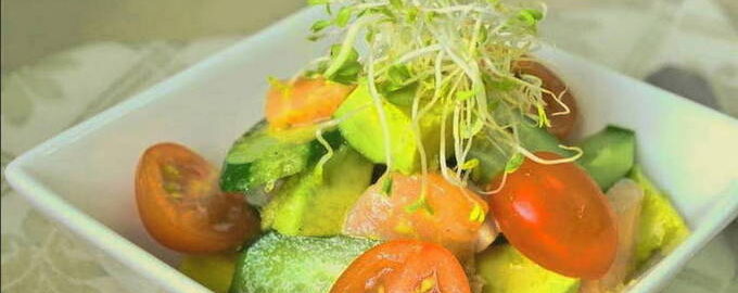 Сашими-салат из тунца