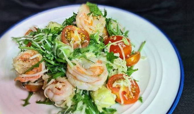 Салат с креветками рецепт с фото