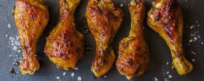 Куриные голени с картошкой в духовке - Пошаговый рецепт с фото. Вторые блюда. Блюда из курицы